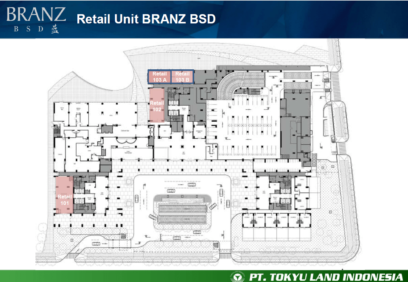 floor plan Branz BSD Retail